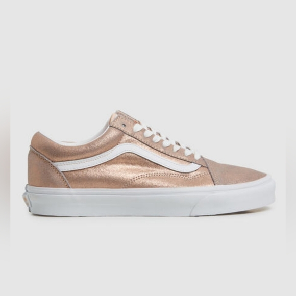 Vans Old Skool Limited Edition Glittery Rose Gold *NWT* - Picture 6 of 16